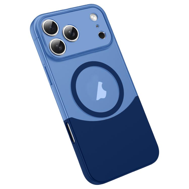For iPhone 17 Pro Tenon-and-mortise Splicing Magnetic PC Phone Case(Sapphire Blue) — купить у Sunsky-online WW
