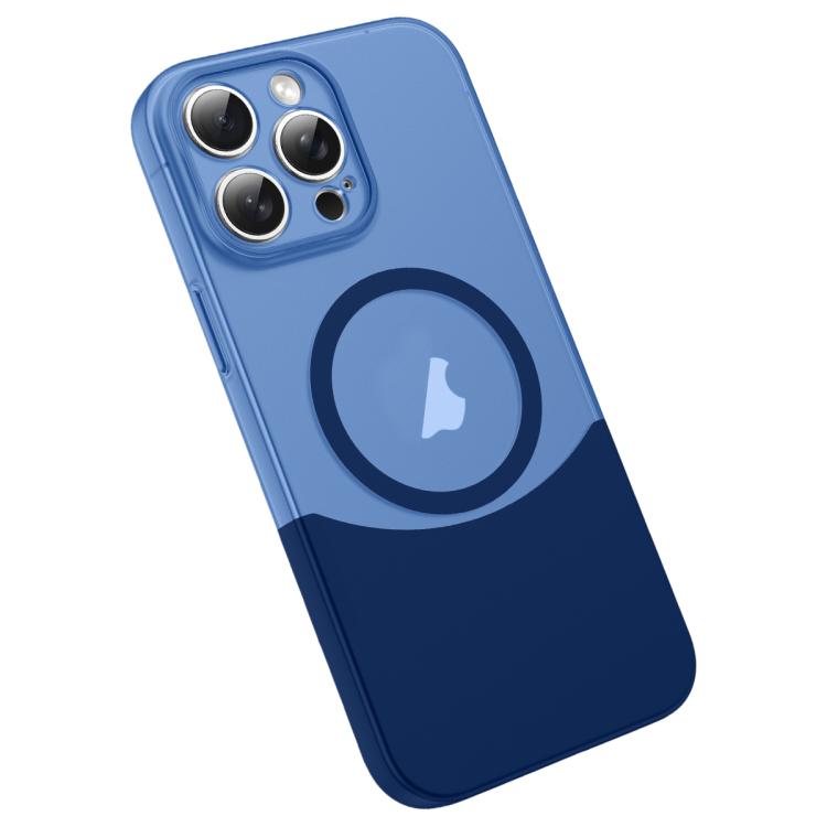 For iPhone 13 Pro Max Tenon-and-mortise Splicing Magnetic PC Phone Case(Sapphire Blue) — купить у Sunsky-online WW