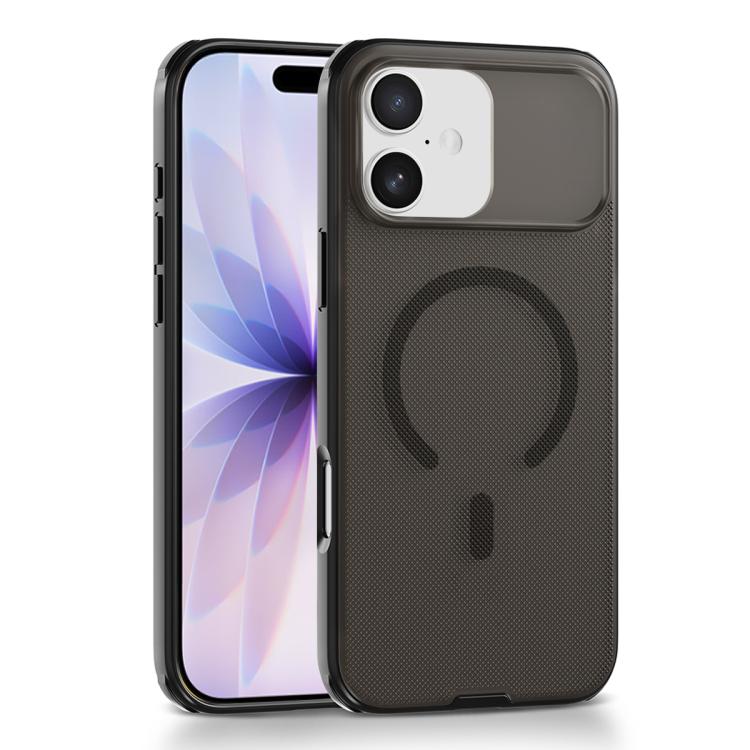 For iPhone 17 Frosted Dot Texture Magnetic Phone Case(Black) — купить у Sunsky-online WW