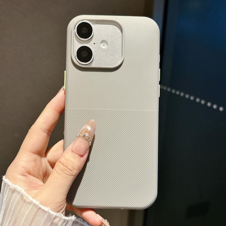 For iPhone 17 Polka Dot Velvet TPU Shockproof Phone Case(Grey) — купить у Sunsky-online WW