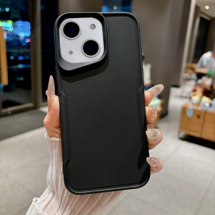 For iPhone 15 Slim Waist Design Soft TPU Shockproof Phone Case(Black) — купить у Sunsky-online WW