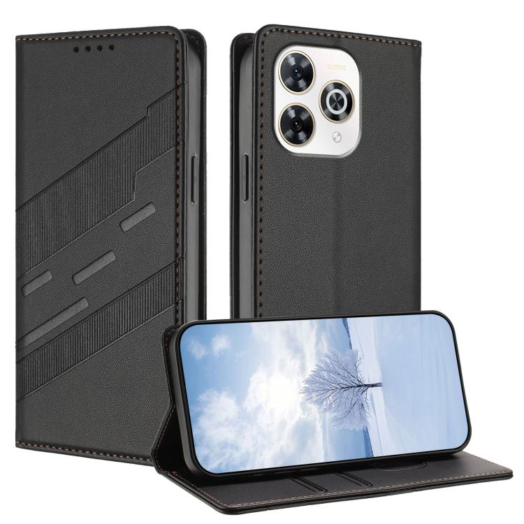 

For Wiko Hi Enjoy 80 Pro Embossed Multi-functional Wallet Retro Leather Phone Case(Black)