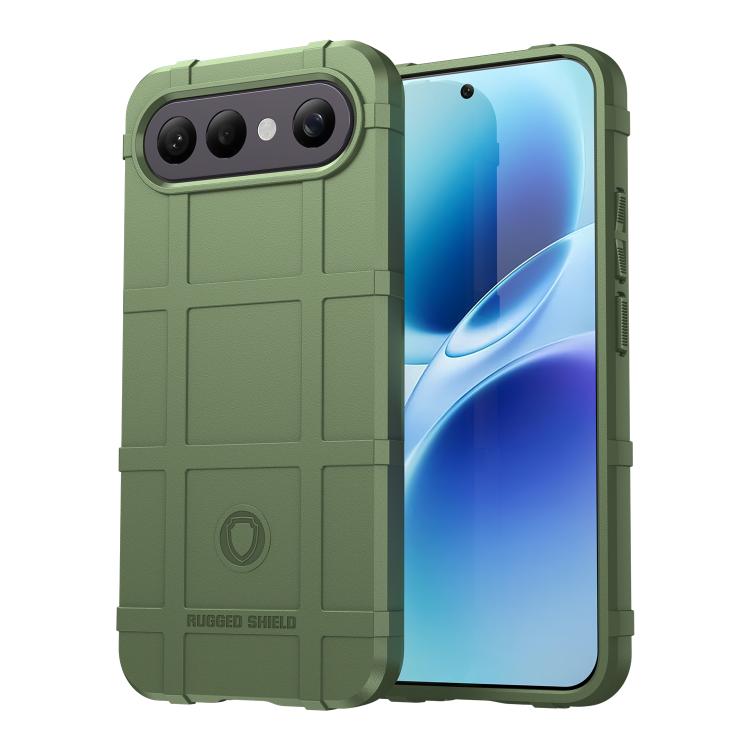 For vivo X300 FE 5G Russia / 5G Zeiss Full Coverage Shockproof TPU Phone Case(Green)