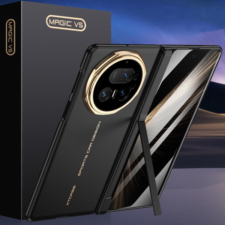 

For Honor Magic V5 GKK Integrated Ultra-thin Magnetic Folding Phone Case(Black)
