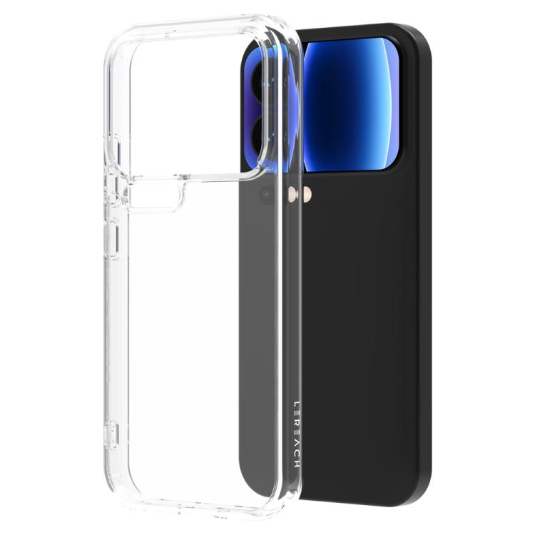 

For Xiaomi 17 Pro Max LeReach TOC Clear Series Dual-Composite Armor TPU + Acrylic Shockproof Phone Case(Transparent)