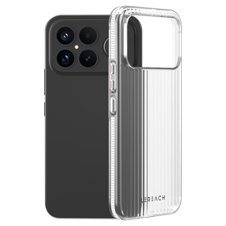 

For Redmi K90 Pro Max LeReach TOC Icicle Series Ice Mist Double-Sided Non-Slip Phone Case(White)