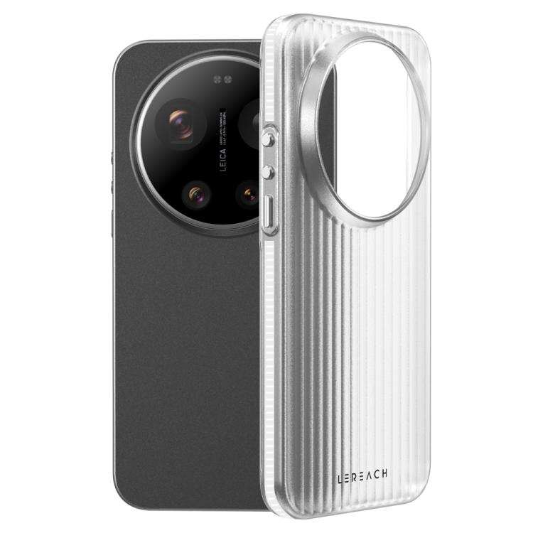 

For Xiaomi 17 Ultra LeReach TOC Icicle Series Ice Mist Double-Sided Non-Slip Phone Case(White)