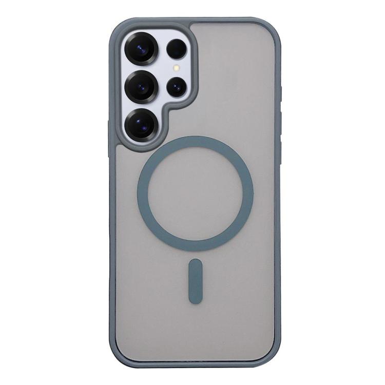 For Galaxy S25 Ultra 5G Frosted Skin Feel MagSafe Phone Case(Titanium Gray)