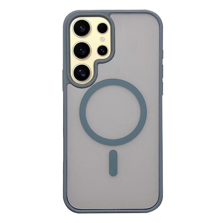 For Galaxy S24 Ultra 5G Frosted Skin Feel MagSafe Phone Case(Titanium Gray)