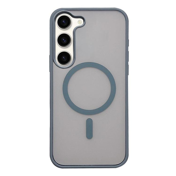 For Galaxy S23 5G Frosted Skin Feel MagSafe Phone Case(Titanium Gray)