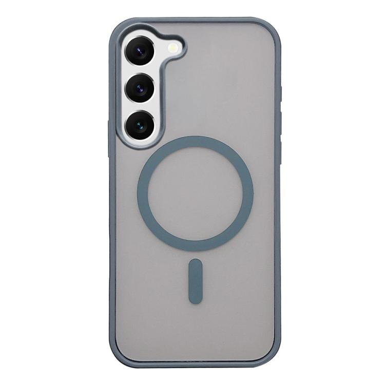 

For Galaxy S22 5G Frosted Skin Feel MagSafe Phone Case(Titanium Gray)