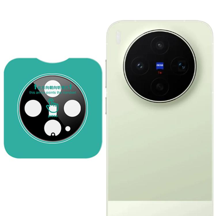 

For vivo X300s LeReach TF Series Snap Version HD Wear-Resistant Camera Lens Glass Film(Black)