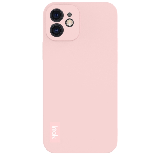 

For iPhone 12 IMAK UC-2 Series Shockproof Full Coverage Soft TPU Case(Pink)
