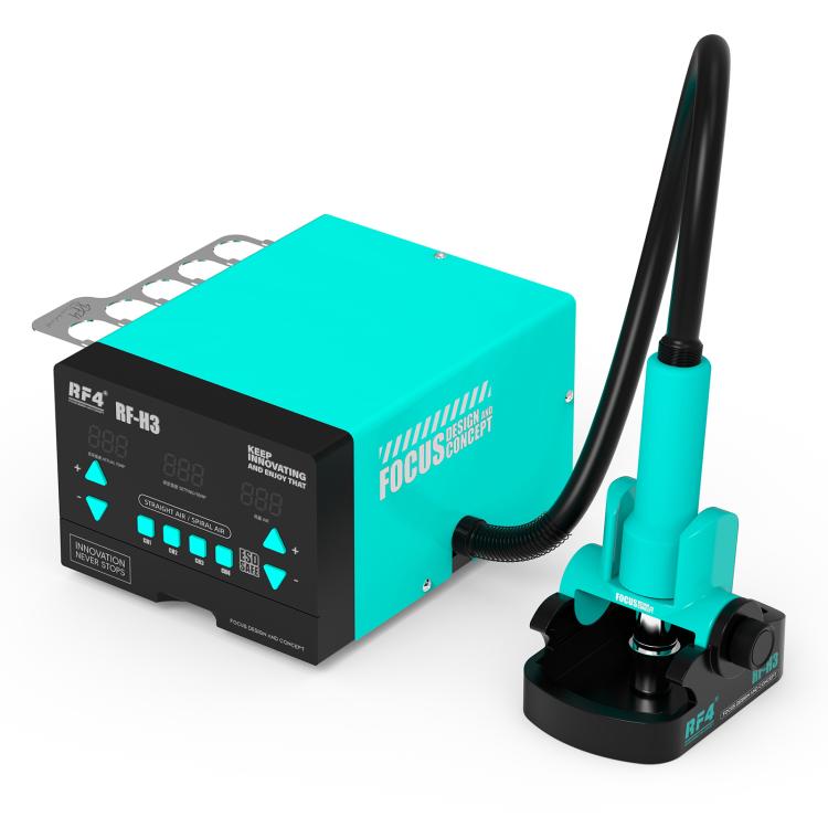 

RF4 RF-H3 1200W 4 Memory Channels Hot Air Gun Digital Display Intelligent BGA Rework Station(EU Plug)