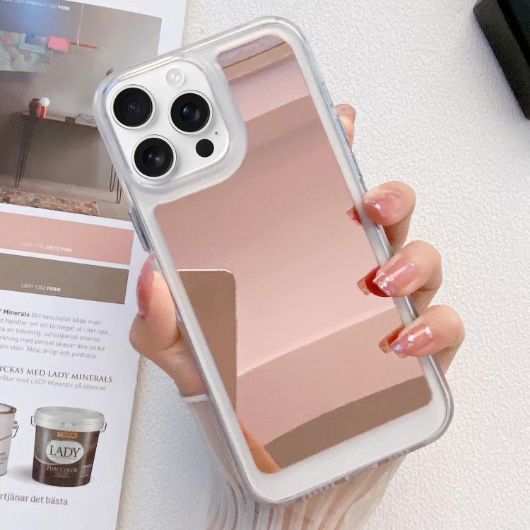 For iPhone 15 Pro Max Mirror TPU Phone Case(Pink) — купить у Sunsky-online WW