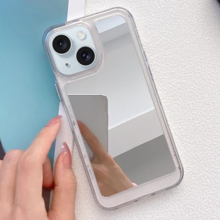 For iPhone 15 Plus Mirror TPU Phone Case(White) — купить у Sunsky-online WW