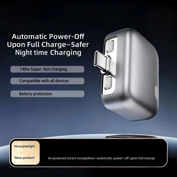 Fully Charged Automatic Power-Off Converter(Silver)
