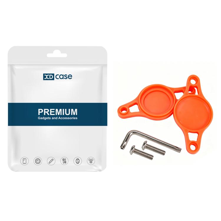 

For AirTag 2nd Gen / 1st Gen XDcase Bicycle Tracker Device Holder Protective Cover(Orange)