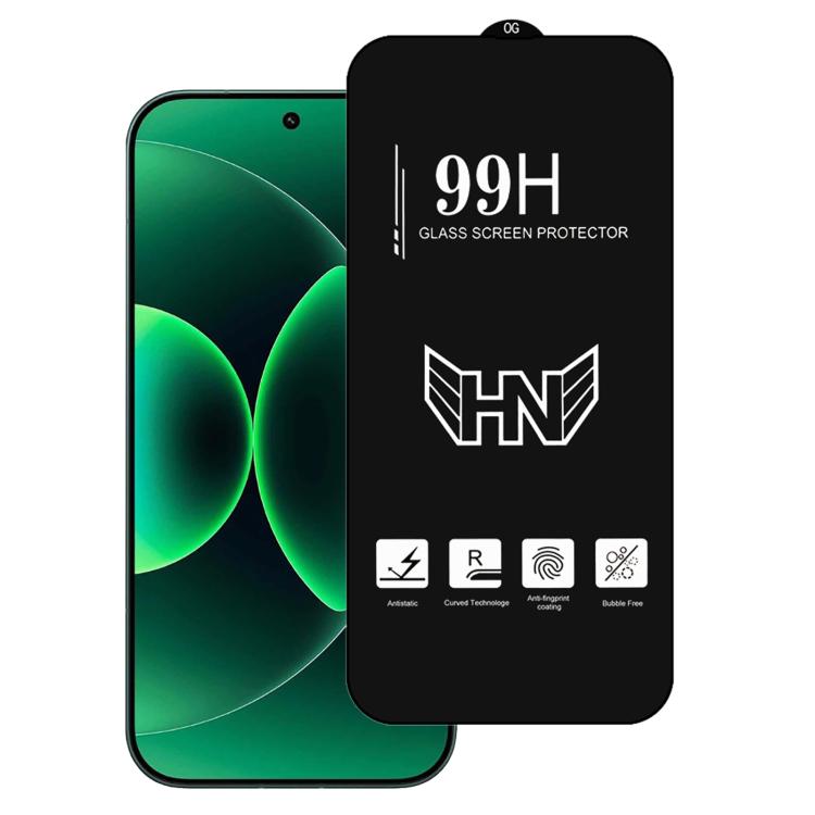 

For Xiaomi 17 Max 5G 0.18mm High Aluminum Large Arc Full Screen Tempered Glass Film, Support Fingerprint Unlocking