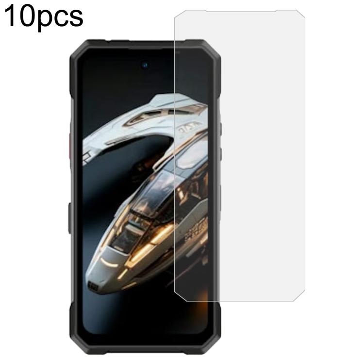 For Oukitel WP63 10pcs Large Arc Edge 0.3mm High Aluminum Tempered Glass Film