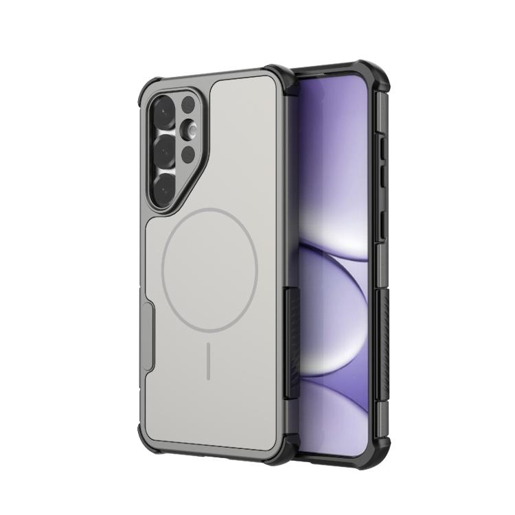 For Galaxy S25+ 5G Heat Dissipation Air Shockproof TPU + PC Magsafe Phone Case(Gray)