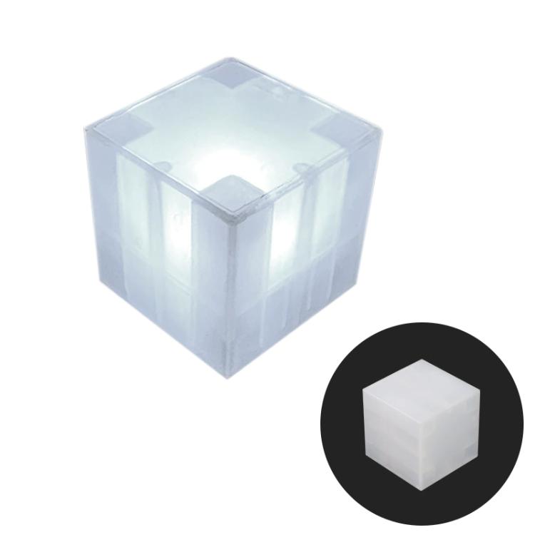 

2.5cm Magnetic Cube Building Blocks LED Night Lights Decorative Toy(White)