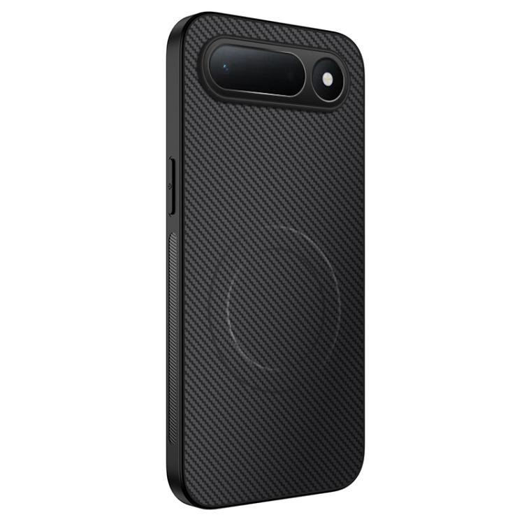 

For Tecno Spark 50 5G WANLONFENG TQ Series Magnetic Carbon Fiber Texture PC Hybrid TPU Phone Case(Black)