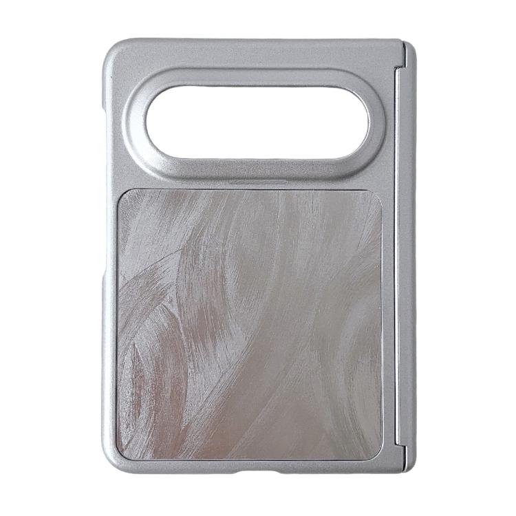 

For Huawei Pura X Max Painted Silver Magnetic Dual-Hinge PC Phone Case(Camlet)