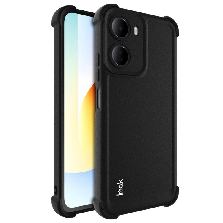 

For Redmi 15a 5G imak Shockproof Airbag TPU Phone Case(Matte Black)