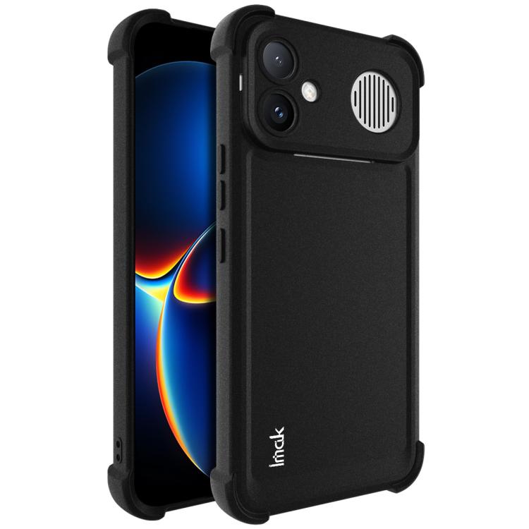 

For Redmi K90 Max 5G imak Shockproof Airbag TPU Phone Case(Matte Black)