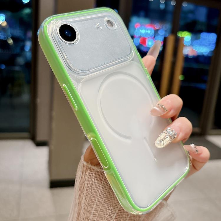 For iPhone Air Skin Feel Matte 2 in 1 Shockproof Phone Case(Green)