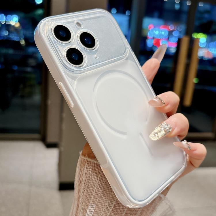 For iPhone 11 Pro Max Skin Feel Matte 2 in 1 Shockproof Phone Case(White)