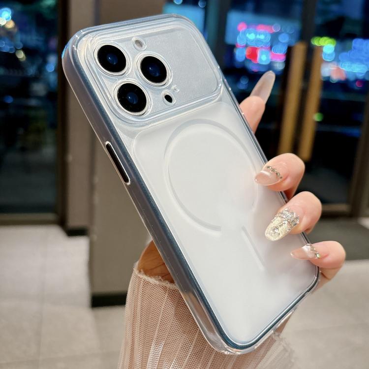 For iPhone 13 Pro Max Skin Feel Matte 2 in 1 Shockproof Phone Case(Navy Blue)