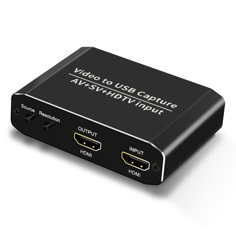 

NK-10S AV/S-VIDEO/HDMI USB 3.0 Video Capture Card Converter(Black)