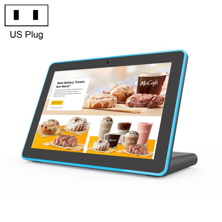 

WL1089T 10.1 inch IPS HD Touch Screen Digital Signage, 4GB+64GB, Android 14 RK3576S Quad Core, Plug Type:US Plug(Black)