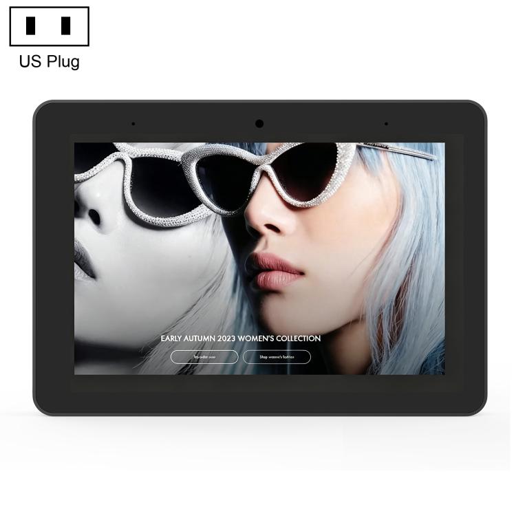 

WF8058T 8 inch IPS HD Touch Screen Digital Signage, 2GB+16GB, Android 11 RK3568 Quad Core, Plug Type:US Plug(Black)