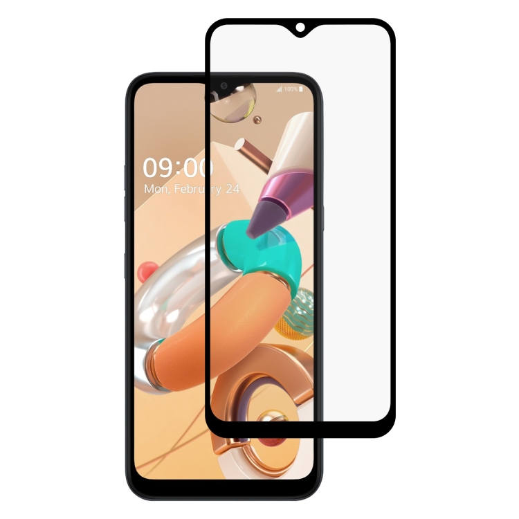 

For LG K41S Full Glue Full Screen Tempered Glass Film