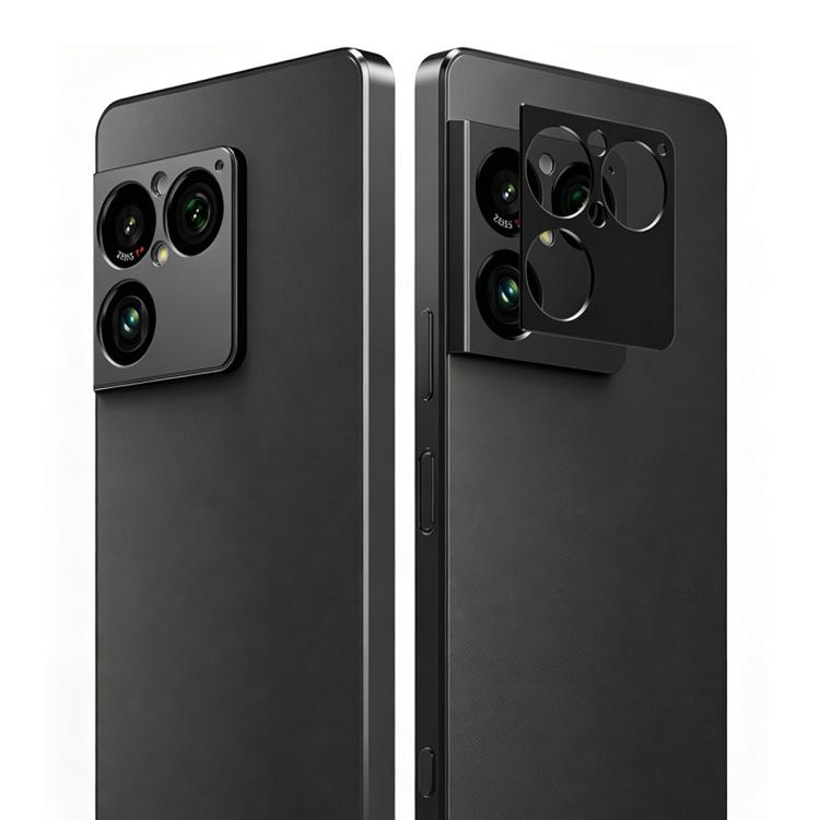 

For Sony Xperia 1 VIII IMAK Metal Camera Lens Protector Cover(Black)