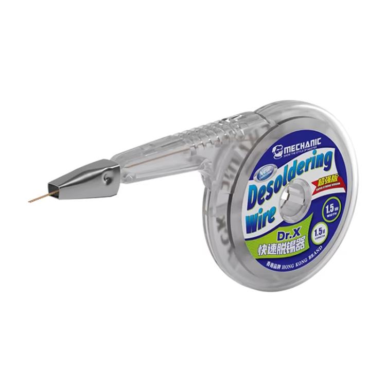 

MECHANIC Dr.X Super Strong Version 1.5m Precision Desoldering Tape, Specification:1.5x1.5mm