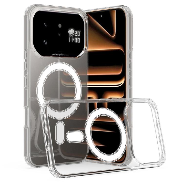 

For Infinix Note 60 Ultra 5G MagSafe Clear Acrylic PC Hybrid TPU Phone Case(Transparent)