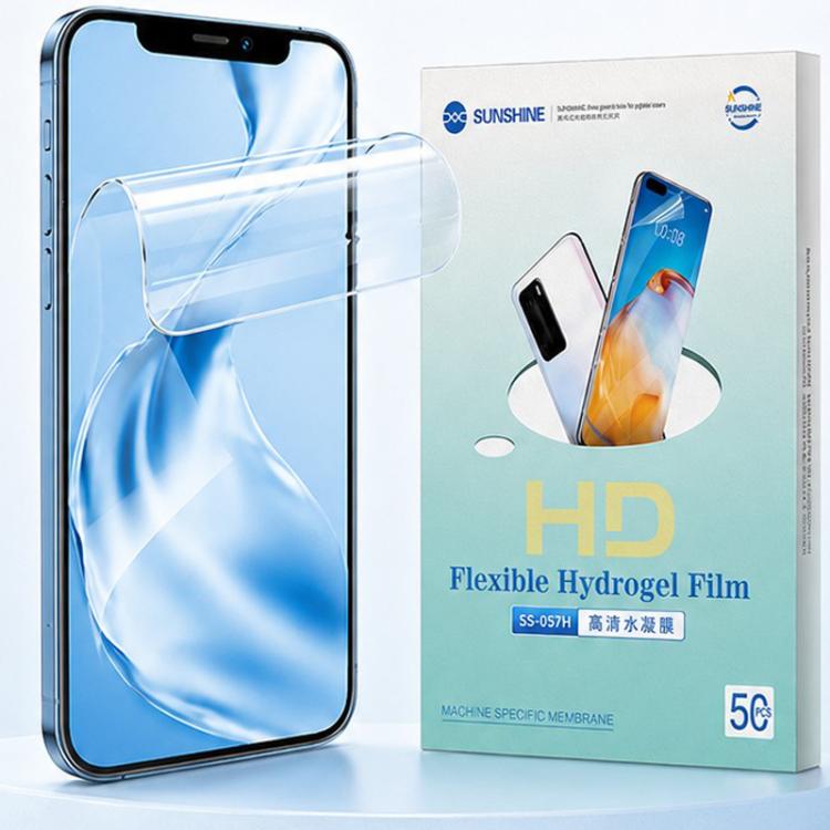 50 in 1 SUNSHINE SS-057H TPU Flexible Hydrogel HD Protective Film for SS-890C Cutting Machine