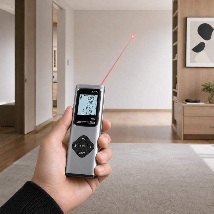 

3 in 1 Crosshair Laser Rangefinder Digital Measuring Ruler, Measurement Range:40m