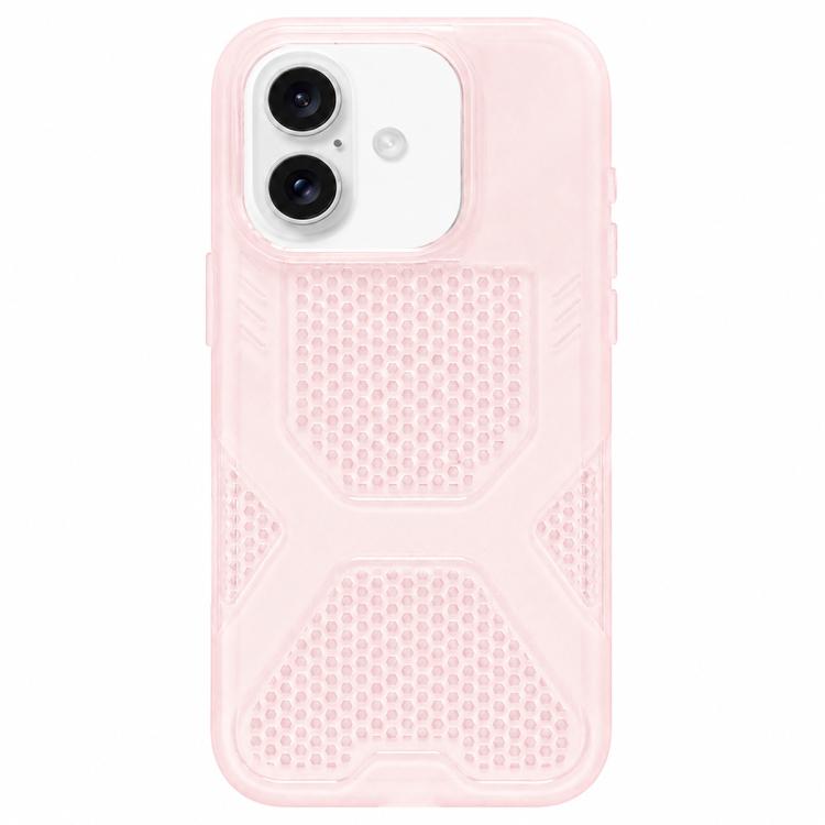 For iPhone 17 Cool Jelly Heat Dissipation TPU Phone Case(Sakura Powder)