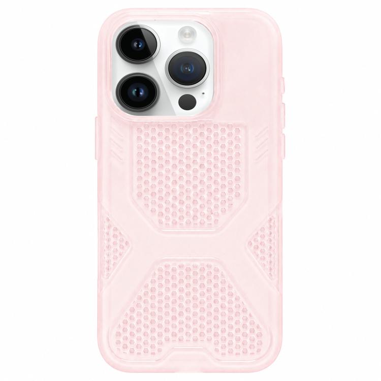 For iPhone 12 Pro Max Cool Jelly Heat Dissipation TPU Phone Case(Sakura Powder)