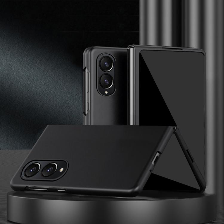 

For Galaxy Z Fold8 5G Skin Feel Electroplating PC Shockproof Phone Case(Black)