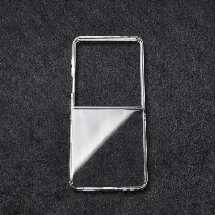 For Galaxy Z Flip8 5G Transparent High-definition Two-stage PC Phone Case