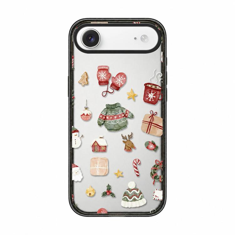 For iPhone Air Christmas Print Transparent Acrylic TPU Phone Case(Christmas Sweater) — купить у Sunsky-online WW