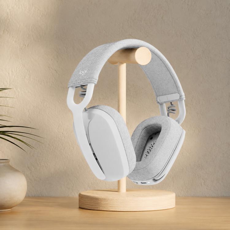 Logitech Zone Vibe 100 Wireless Gaming Headset with Mic(White)