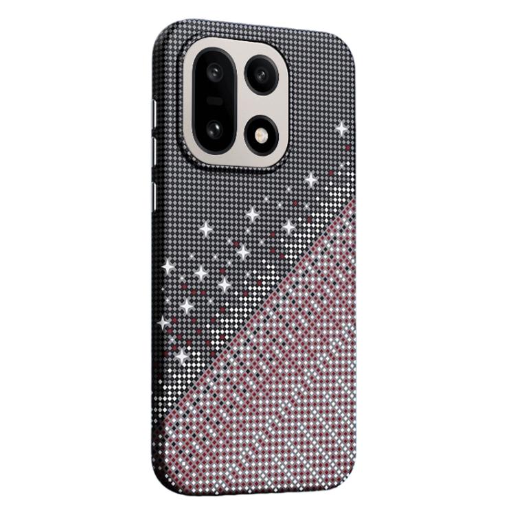 For OnePlus 15 Asterism Pattern TPU Magnetic Phone Case(Black)