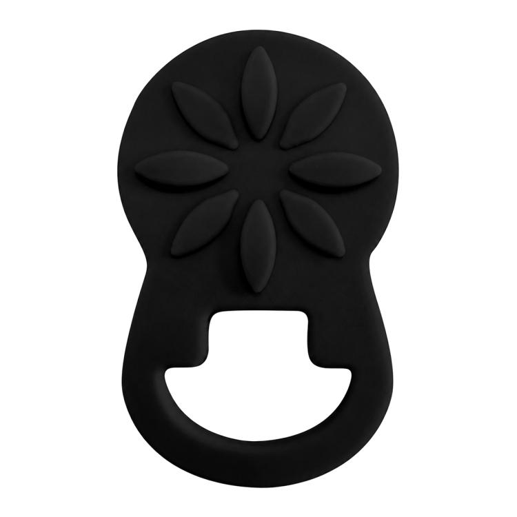 Clothes Silicone Magnetic Glasses Holder(Black)